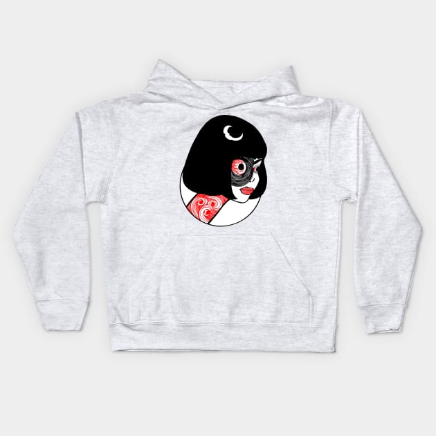 Demon Eye Kids Hoodie by FUN ART